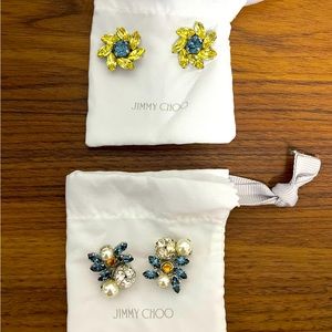 Jimmy Choo Swarovski charms-2 pairs